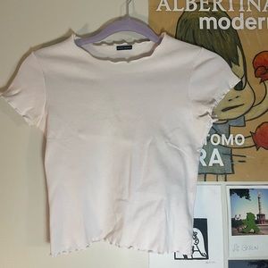 Baby pink Brandy Melville Lizzy top